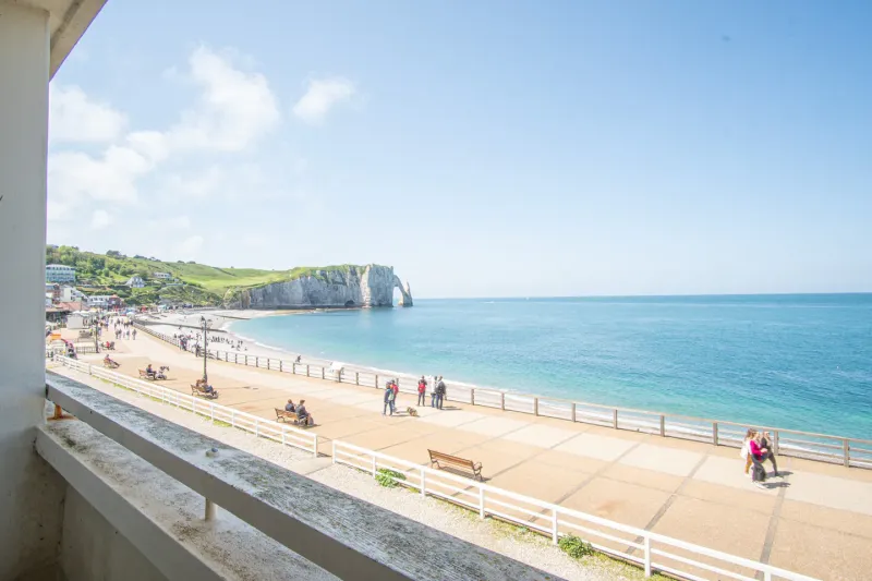 Louer un appartement vue mer à Etretat